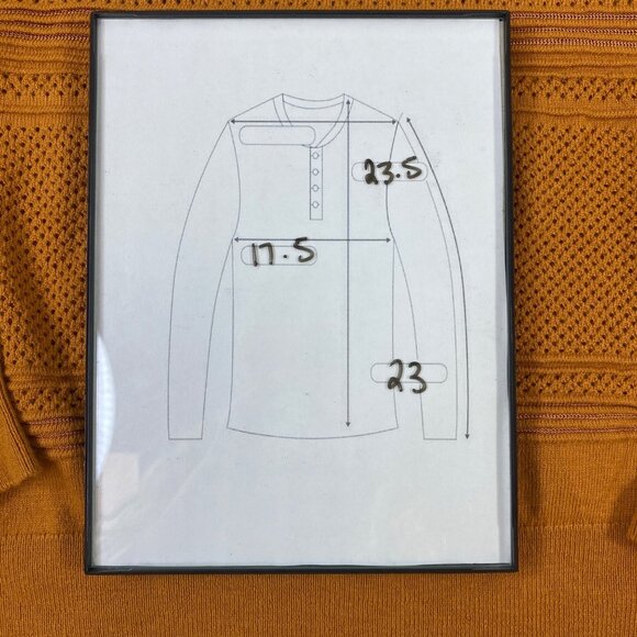 Market & Spruce Womens Olive Tan Mustard Color Block Textured Sweater Size L - Picture 5 of 5